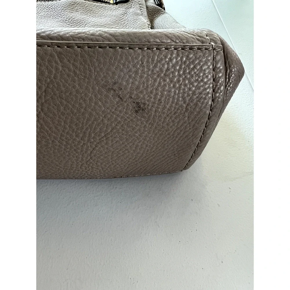 Kate Spade Womens Cobble Hill Toddy Handbag Satchel Purse‎ Taupe Leather